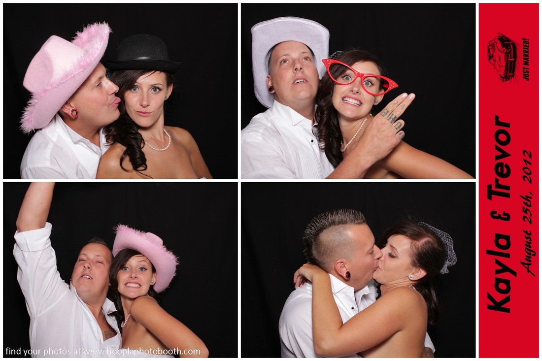 hoopla photo booth for wedding in new westminster