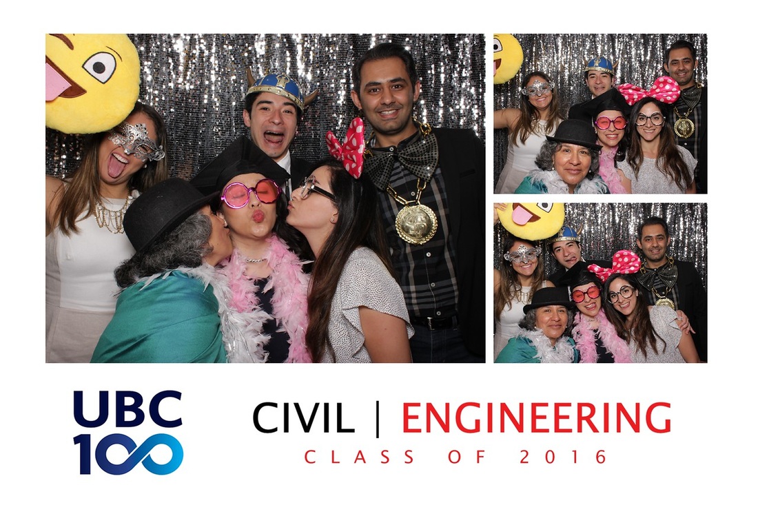 ubc civil engineering grad event with hoopla photo booth rental