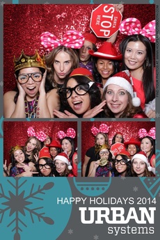 hoopla photo booth vancouver in pan pacific holiday party