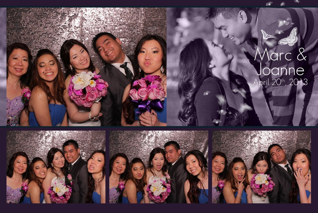 joanne and marc's wedding at hilton burnaby with hoopla modern photo booth rental in vancouver 