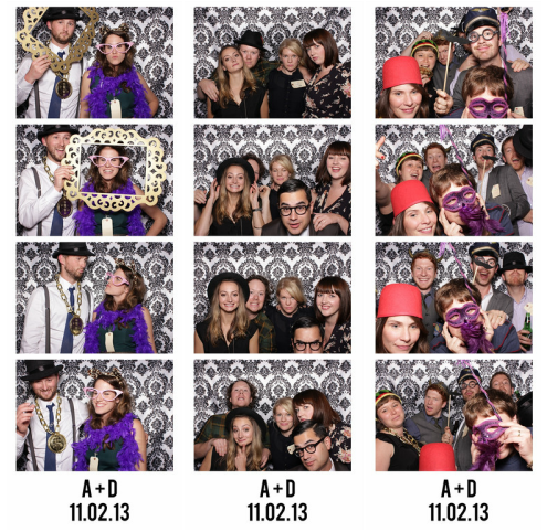 Ironworks studio gastown vancouver wedding with hoopla modern photo booth rentals for weddings