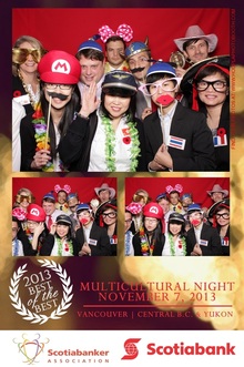 scotiabank photo booth at richmond riverrock with vancouver hoopla photo booth rentals for weddings