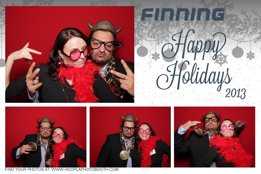 finning corporate holiday party - photo booth rental, vancouver photobooth