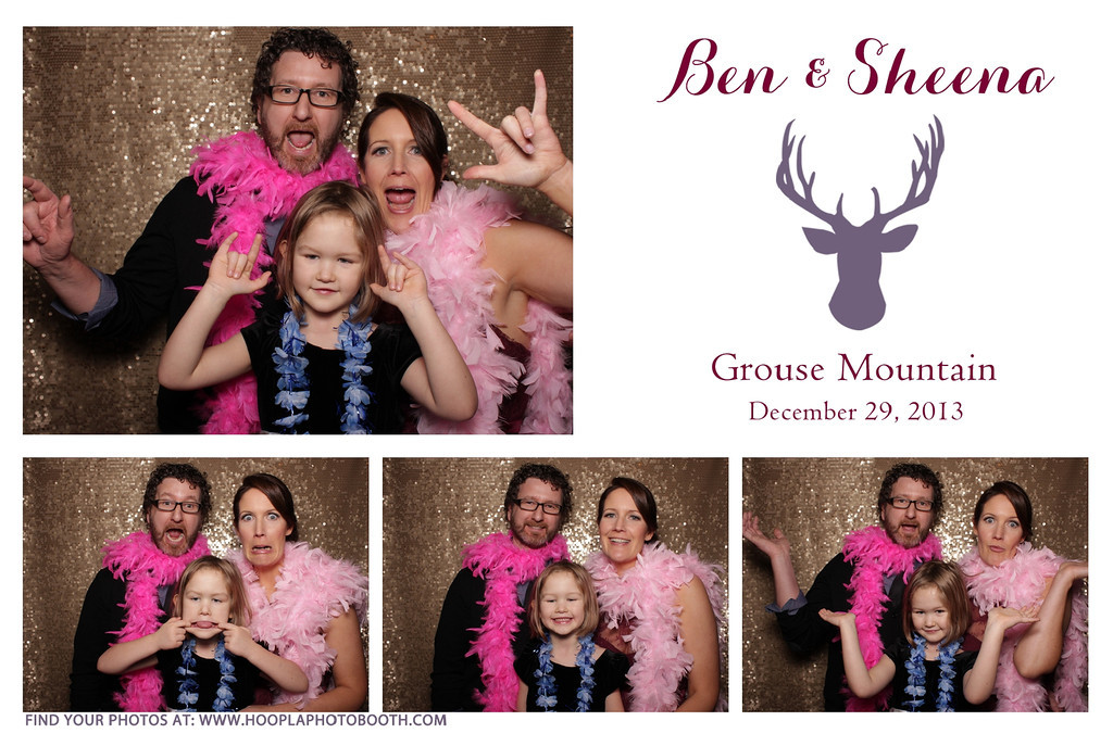 grouse mountain wedding, photo booth vancouver - hoopla photo booth