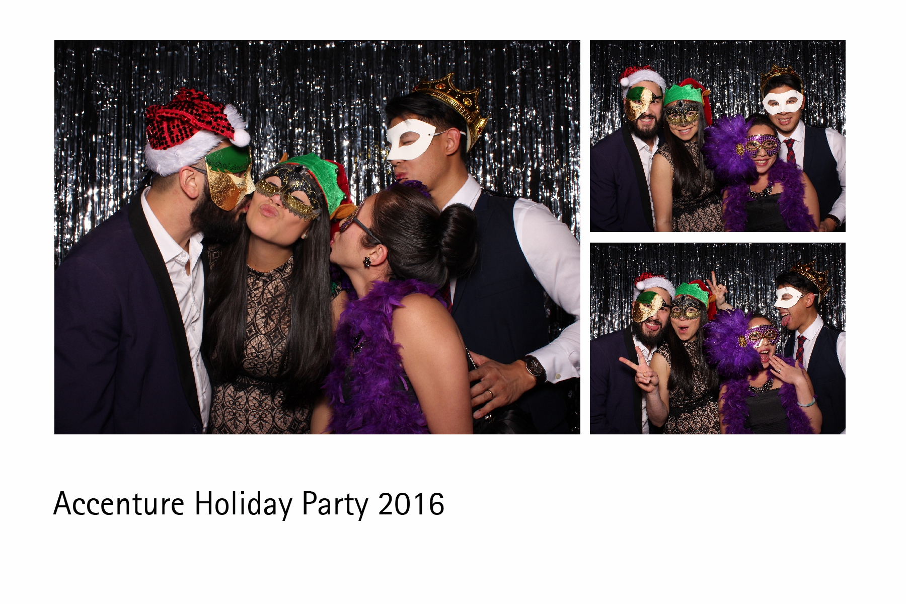 accenture holiday party photo booth with hoopla photobooth wedding rentals